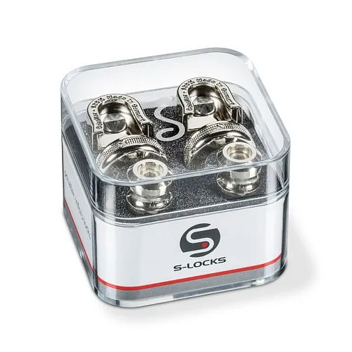 Schaller 14010101 (445) Security Lock Крепление для ремня с блокировкой для гитары (пара).