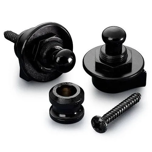 Schaller 14010401 Security Lock Крепление для ремня с блокировкой для гитары (пара). 