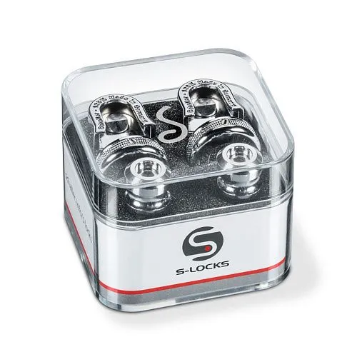 Schaller 14010201 (446) Security Lock Крепление для ремня с блокировкой для гитары (пара).